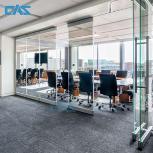 Acordeón sin marco moderno <span class=keywords><strong>Puerta</strong></span> de vidrio de aluminio Partición interior Pared Plegable <span class=keywords><strong>Terraza</strong></span> Cortinas deslizantes para hoteles y escuelas - Product Image 2