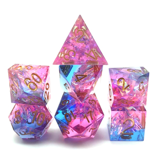Juego de dados Dnd de resina de dados de <span class=keywords><strong>color</strong></span> mixto doble poliédrico D6 de bajo costo de herramientas - Product Image 2