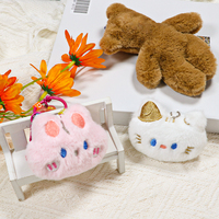 Porte-clés en peluche personnalisé, mascotte de dessin animé kawaii, poupée de célébrité, jouet en coton doux, animal en peluche recyclable, produit promotionnel