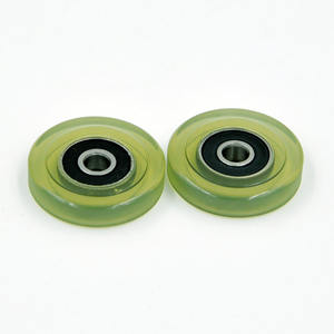 Polyurethane पहिया सामग्री vulkollan पहिया के साथ keyway. औद्योगिक polyurethane polyurethane स्टार wheelPU62633-7 626RS 6x33x7mm - Product Image 2