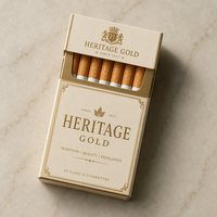 Boîtes à cigarettes personnalisées de luxe avec logo imprimé en feuille d'or, emballage en carton premium, étui à tabac, boîte cadeau, vente en gros