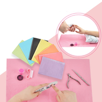 Tampons en papier pour nail art jetables imperméables, tapis de table pour nail art