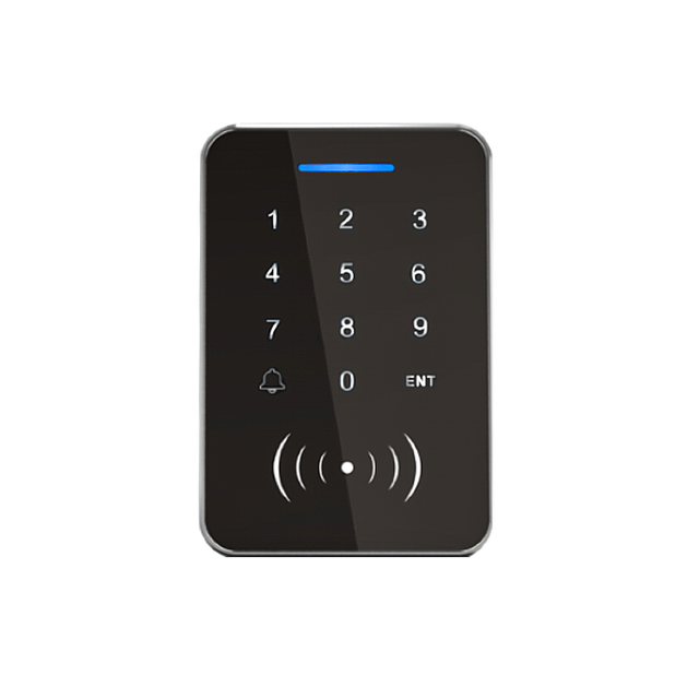 Cheap Single Door Standalone Access Control Touch Keypad Plastic Case Support EM/IC Card Access Controller