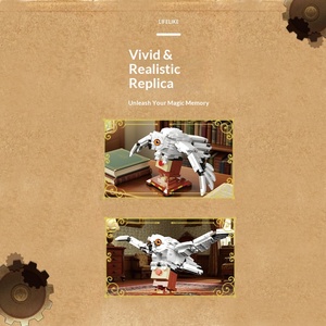 Vente flash : Blocs <span class=keywords><strong>de</strong></span> construction hibou intellectuel, casse-tête, jouets d'assemblage difficiles, cadeaux sur le thème d'Hogwarts pour garçons - Product Image 4