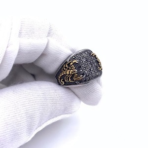 Scorpion <b>Ring</b> For Men <b>Titanium</b> Steel Micro Pave Insect Design Fashion Jewelry Gift - Product Image 4