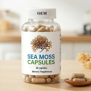 Cápsulas de Musgo Marino Astrawell OEM <span class=keywords><strong>con</strong></span> Raíz de Bardana y Alga Marina para el Soporte de <span class=keywords><strong>la</strong></span> <span class=keywords><strong>Tiroides</strong></span> y el Sistema Inmunitario en Adultos, Comodidad Muscular y Articular - Product Image 1