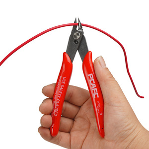Cortadores de cable diagonales KINGROON de 130 mm con diámetro de corte de 1,0 mm, versión reforzada, mini alicates para cableado eléctrico - Product Image 1