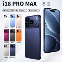 Smartphone 18 Pro Max 5G Global, batterie 8000 mAh, écran OLED HD 6,9 pouces, processeur Octa Core, caméra arrière 108 MP, fréquence de rafraîchissement 120 Hz