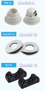 <span class=keywords><strong>Base</strong></span> de Anclaje <span class=keywords><strong>para</strong></span> Escalera de <span class=keywords><strong>Piscina</strong></span>, de Plástico ABS Resistente, Color Gris, <span class=keywords><strong>para</strong></span> Instalación y Montaje de Escaleras en Piscinas Enterradas - Product Image 2
