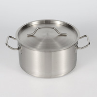 Ensemble de casseroles en acier inoxydable multicouche antiadhésives avec couvercle en acier inoxydable pour la cuisine quotidienne à la maison