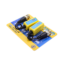 Balun vidéo 8MP pour surveillance AHD/CVI/TVI, transmission passive de signaux de surveillance sur 300 mètres, accessoire pour caméra de sécurité HD CCTV en plastique