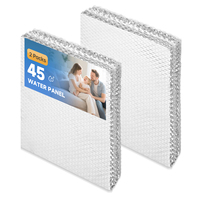 Filtre à eau pour humidificateur A45, filtre à mèche de remplacement compatible avec l'évaporateur d'humidificateur pour toute la maison, 2 pièces