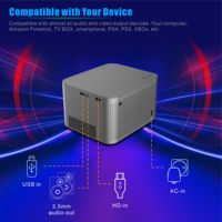 Vidéoprojecteur Hotack HY350 Full HD 1080P pour Home Cinéma, Smart Android 11, Wifi, Portable, Mini LCD 4K