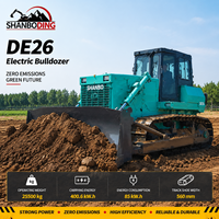 Bulldozer compact DE26 Bulldozer compact à entraînement électrique Haute maniabilité Démolition en intérieur Équipement pour fermes et entrepôts