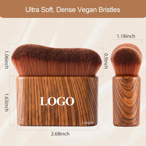 <span class=keywords><strong>Brocha</strong></span> <span class=keywords><strong>Kabuki</strong></span> para Bronceado con Logotipo Personalizado, para Rostro y Cuerpo, Autobronceador, Maquillaje de Piernas, <span class=keywords><strong>Brocha</strong></span> para Cabello, Mousse Autobronceador, Guante Bronceador - Product Image 2