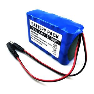 Meistverkaufter 18650 6S2P 22,2V 4400mAh Li-Ionen 4,4Ah Akku-Pack mit PCB und DC5521-Anschluss für Elektronikprodukte - Product Image 1