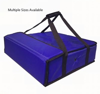 Sac isotherme pour pizza grande capacité 16 pouces avec logo client – Sac de livraison de pizza robuste avec poignée renforcée