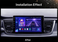 9 pouces 2 Din GPS Audio Android Auto Carplay stéréo écran tactile lecteur d'autoradio pour Kia Rio Stonic 2016 2017 2018 2019