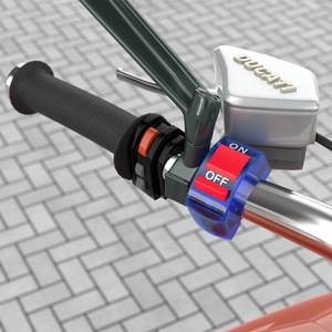 Interruptor de Manillar de Motocicleta Motochi de 22 mm, Encendido/Apagado, Colorido, Accesorio Universal de Modificación - Product Image 4