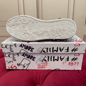 Dolces Tendances de la mode homme et femme, chaussures plates en tissu tissé à motifs graffiti tridimensionnels, chaussures décontractées pour tous les jours, Gabbna - Product Image 6