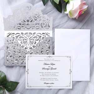 Luxuriöse Einzigartige Tamilische Hochzeitseinladungskarten mit Goldfolie für Hochzeit und Quinceañera - Product Image 6