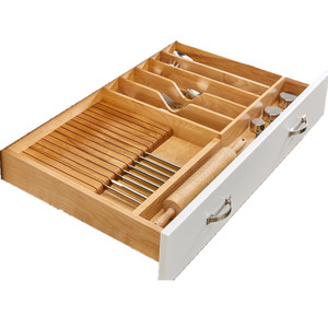 Gỗ chưa hoàn thành tủ bếp nhỏ ngăn kéo tổ chức ngăn kéo bằng gỗ lưu trữ ngăn kéo nhỏ chưa hoàn thành bộ phận đồ nội thất gỗ - Product Image 3