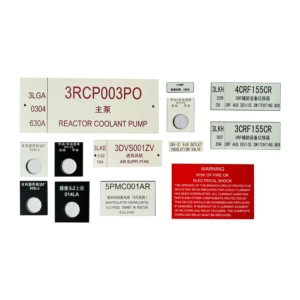 Tùy chỉnh khắc <span class=keywords><strong>traffolyte</strong></span> nhãn Laser đánh dấu nhựa tự dính nameplates - Product Image 6