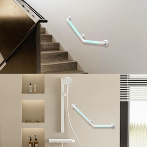 Gama Alta 135 °   Barra <span class=keywords><strong>de</strong></span> Agarre <span class=keywords><strong>de</strong></span> TPE Antideslizante para Ducha, Pasamanos <span class=keywords><strong>de</strong></span> Seguridad para Baño, Cuidado en el Hogar para Personas Mayores - Product Image 5