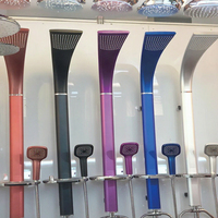 Ensemble de système de panneaux de douche en aluminium pour salle de bain murale en plastique ABS colonne de douche panneau de bain de pluie en vente