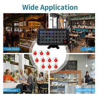 Système de téléavertisseur sans fil longue portée pour restaurant, café, 8 messages vocaux