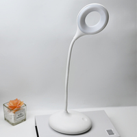 Lampe de table moderne et saine sans lumière bleue 1600K, batterie rechargeable, commande tactile, gradation progressive, changement de couleur, LED 3W