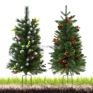 Nhà Sản Xuất Tùy Chỉnh Chất Lượng Cao 30Inch Nhân Tạo Cây Giáng Sinh Màu Đỏ Berry Thông Cone Thời Tiết Chịu Mài Mòn Thân Thiện Với Môi Ngoài Trời - Product Image 1