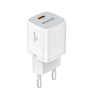 WISESIR 25W PD Type-C Pengisi Daya Lipat dengan Proteksi QC3.0 OVP & OTP Output 5V/3A untuk Ponsel & Laptop (EU)