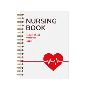 2024 Nursing Student Books Custom Printing Report Note Nurses Doctor Guide Diary Book Medical Sheets Notebook Journal Planners