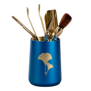 Juego de Té de Cobre Puro Oogishido, Seis Caballeros, Hoja de Albaricoque, Utensilios Coloridos para Preparar y Servir Té - Product Image 5