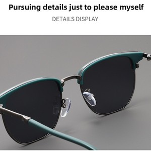 Gafas <span class=keywords><strong>de</strong></span> <span class=keywords><strong>Sol</strong></span> Retro Cuadradas Verde Oscuro, <span class=keywords><strong>de</strong></span> Lujo, Polarizadas, con Protección UV400, para Conducir, <span class=keywords><strong>de</strong></span> Alta Gama, Modernas, para Hombre y Mujer - Product Image 3