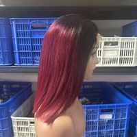 Peluca de Cabello Virgen Brasileño con Frente de Encaje HD, Rizado Kinky, Ondulado Profundo, Línea de Cabello Natural, Sin Pegamento, Multi-Densidad, Todos los Colores HLTX
