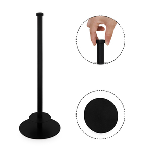 Bathroom <b>Waterproof</b> Toilet Paper Holder Free Standing Metal Toilet Paper Stand for 4 Rolls Bathroom Organizers and Storage Black - Product Image 5