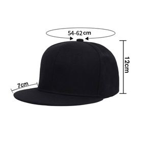 Gorra de Béisbol Personalizada con Bordado, 6 Paneles, Visera Plana, Cierre a Presión, Alta Calidad, Venta al Por Mayor - Product Image 3