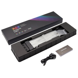 Cable de Extensión para PSU, Módulo RGB, Decoración para Caja de PC, Cable de Alimentación para Placa Base ATX de 24 Pines, Cable de Extensión para PSU - Product Image 1