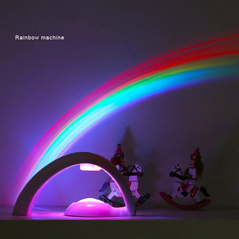Wholesale Kids Novelty Gifts Night Light Kids Room Decorative Rainbow Projector Night Light