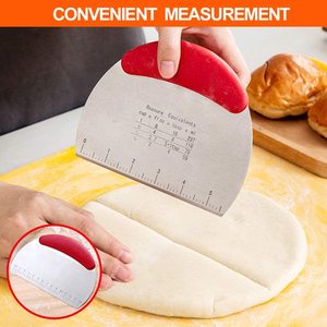 Grattoir à pâtisserie ergonomique en silicone rapide et facile avec poignée antidérapante en acier inoxydable - Product Image 4