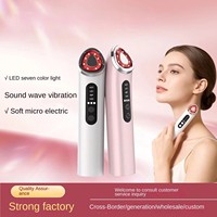 Appareil de massage facial à lumière photonique 7 couleurs, multifréquence, portable, lifting du visage, soin des yeux, instrument de beauté multifonctionnel