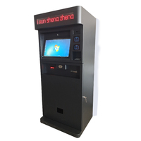 Kiosque de paiement acceptant les pièces de monnaie pour l'extérieur Machine libre-service Outdoor Train Bus Metro Ticket Distributeur automatique avec distributeur de pièces de monnaie