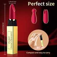 Vibrateur en forme de rouge à lèvres USB de haute qualité pour femme, masturbateur avec vibrateur puissant, jouet sexuel pour femmes