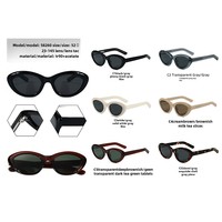 Vente en gros de nouvelles lunettes Tr90 Lunettes de soleil polarisées à monture Lunettes de soleil personnalisées avec logo tendance en acétate Protection des lunettes de soleil pour femmes et hommes