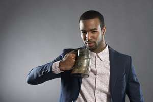 Taza rústica ecológica de cuerno para beber cerveza, cerveza sin burbujas, hidromiel y festivales - Uso vikingo medieval - Product Image 4