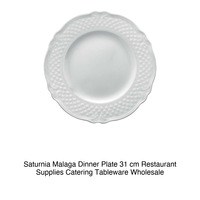Assiette plate Malaga 31 cm Saturnia
