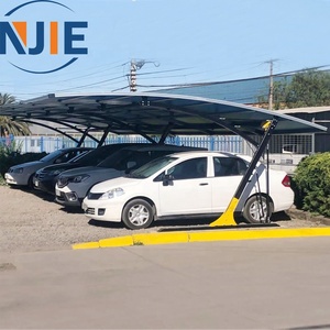 Garage et <span class=keywords><strong>carport</strong></span> en aluminium autoportant résistant aux intempéries avec <span class=keywords><strong>bois</strong></span> traité à la pression naturelle <span class=keywords><strong>pour</strong></span> le stationnement des voitures - Product Image 6