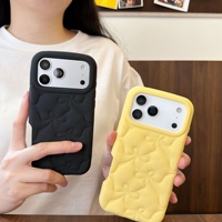 Coque de téléphone 3D en silicone anti-chute à couverture intégrale pour iPhone 18 Pro Max, 16, 17, 15, 13, 14